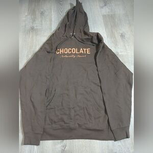 Independent Trading Company Chocolate Brown Hoodie Size 2XL With Logo